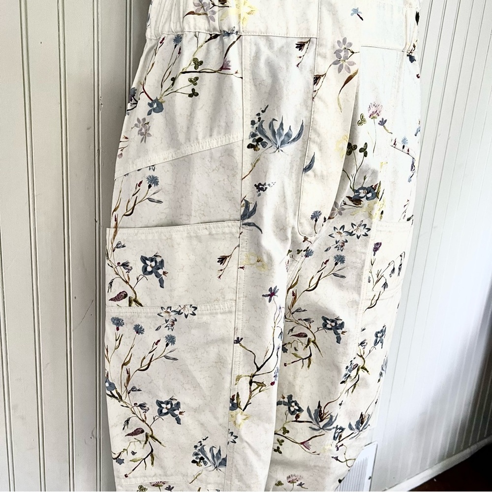 Scotch & Soda White Floral Utility Jumpsuit Sleeveless NWOT - Picture 8 of 14